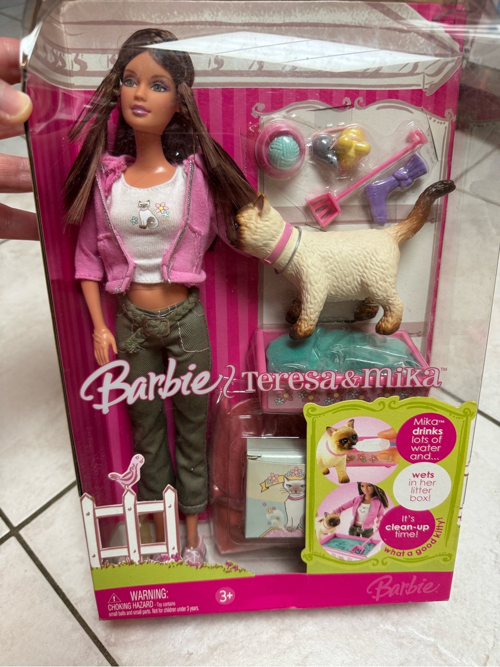 Barbie Teresa and Mika Cat Pet Doll